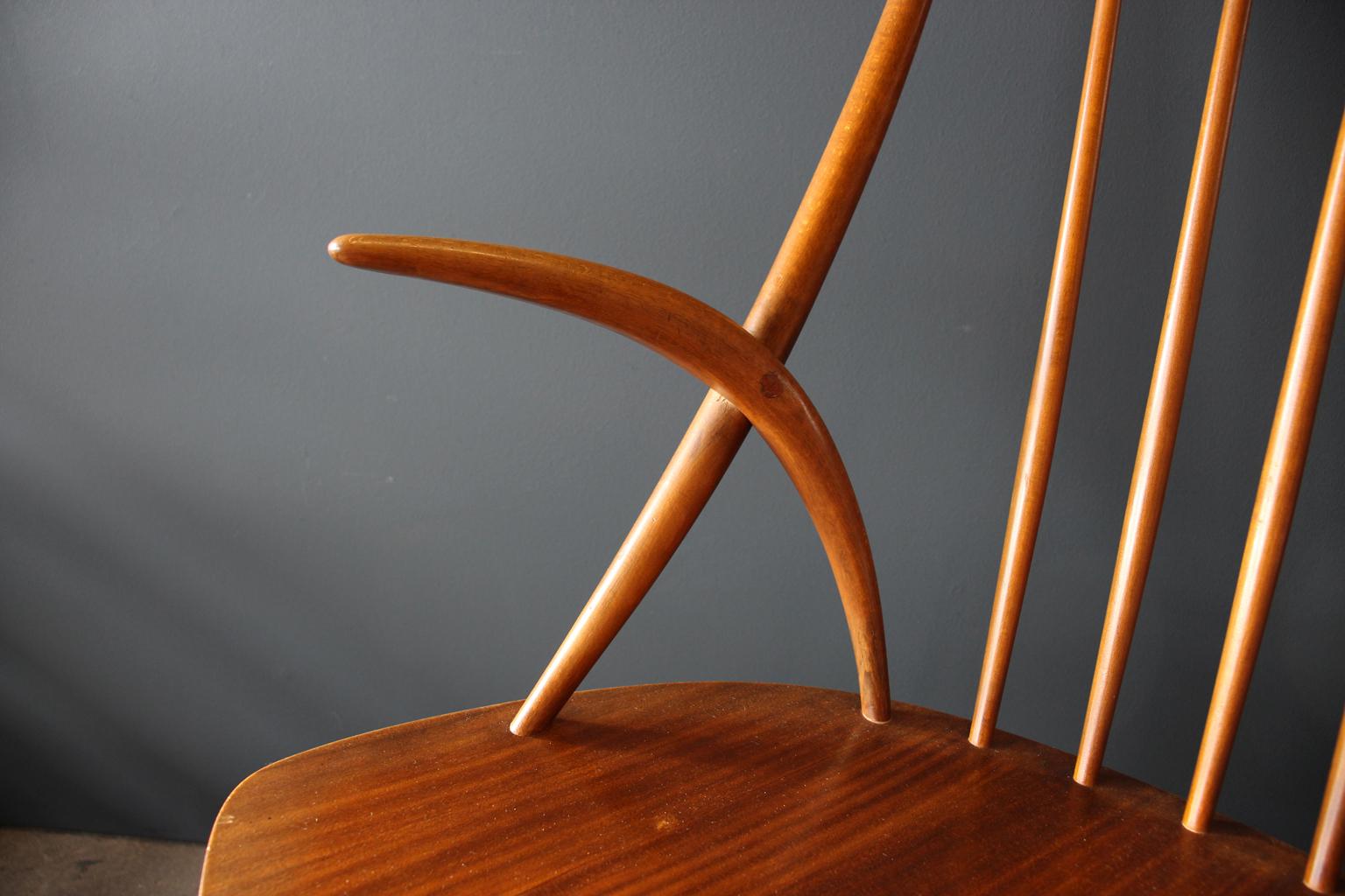 Gyngestol No. 3 Rocking Chair by Illum Wikkelso for Niels Eilersen 1