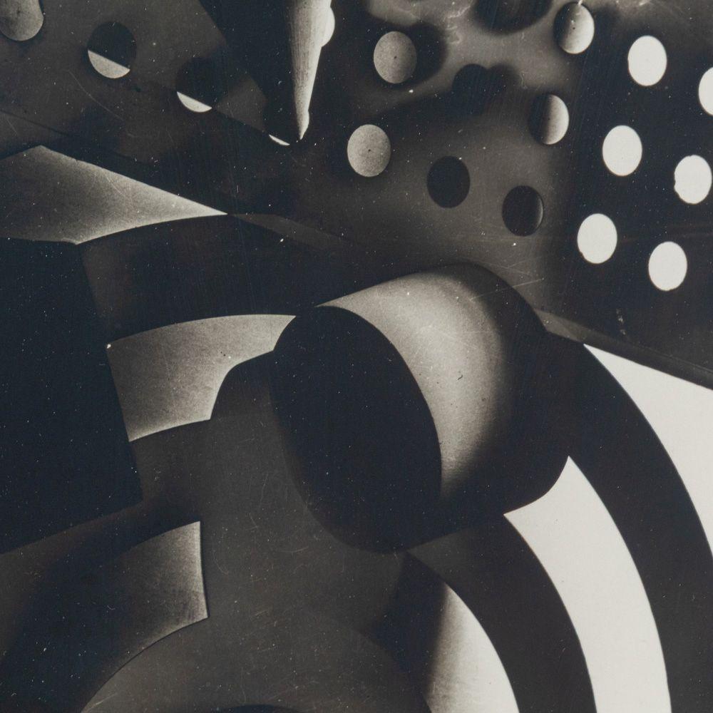 Untitled [abstract shapes] - Gray Abstract Photograph by Gyorgy Kepes