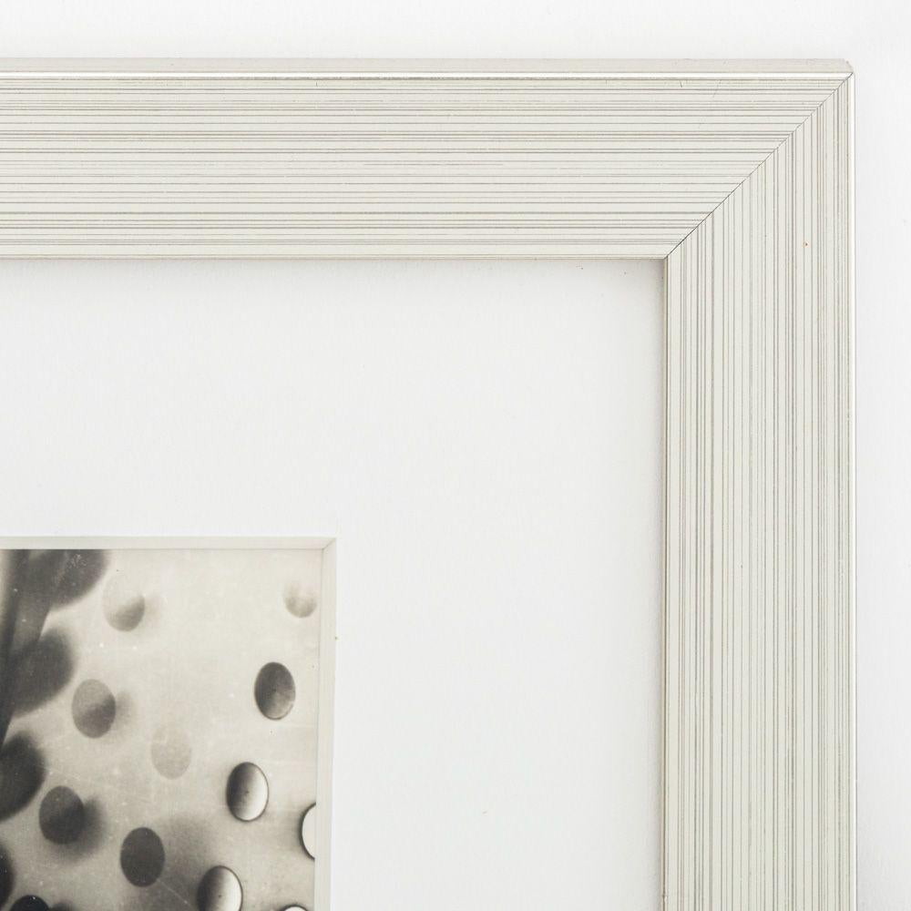Gyorgy Kepes (Hungarian-born/American, 1906-2001), Untitled [abstract shapes], Gelatin Silver Print, 1941, likely printed later, apparently unsigned, silvered wood frame. Image: 8