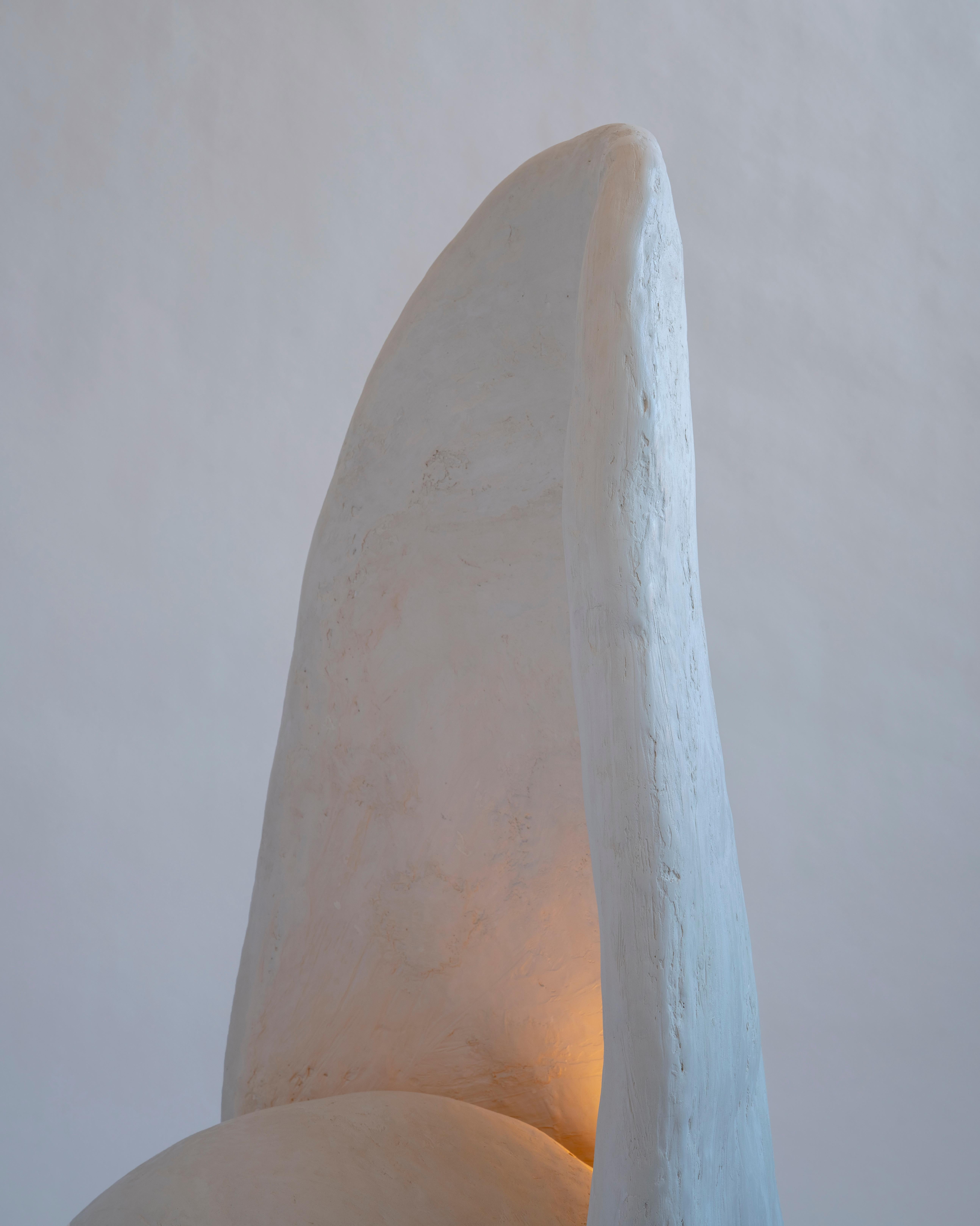 Post-Modern Gypsum Floor Lamp by Mike Ruiz-Serra For Sale