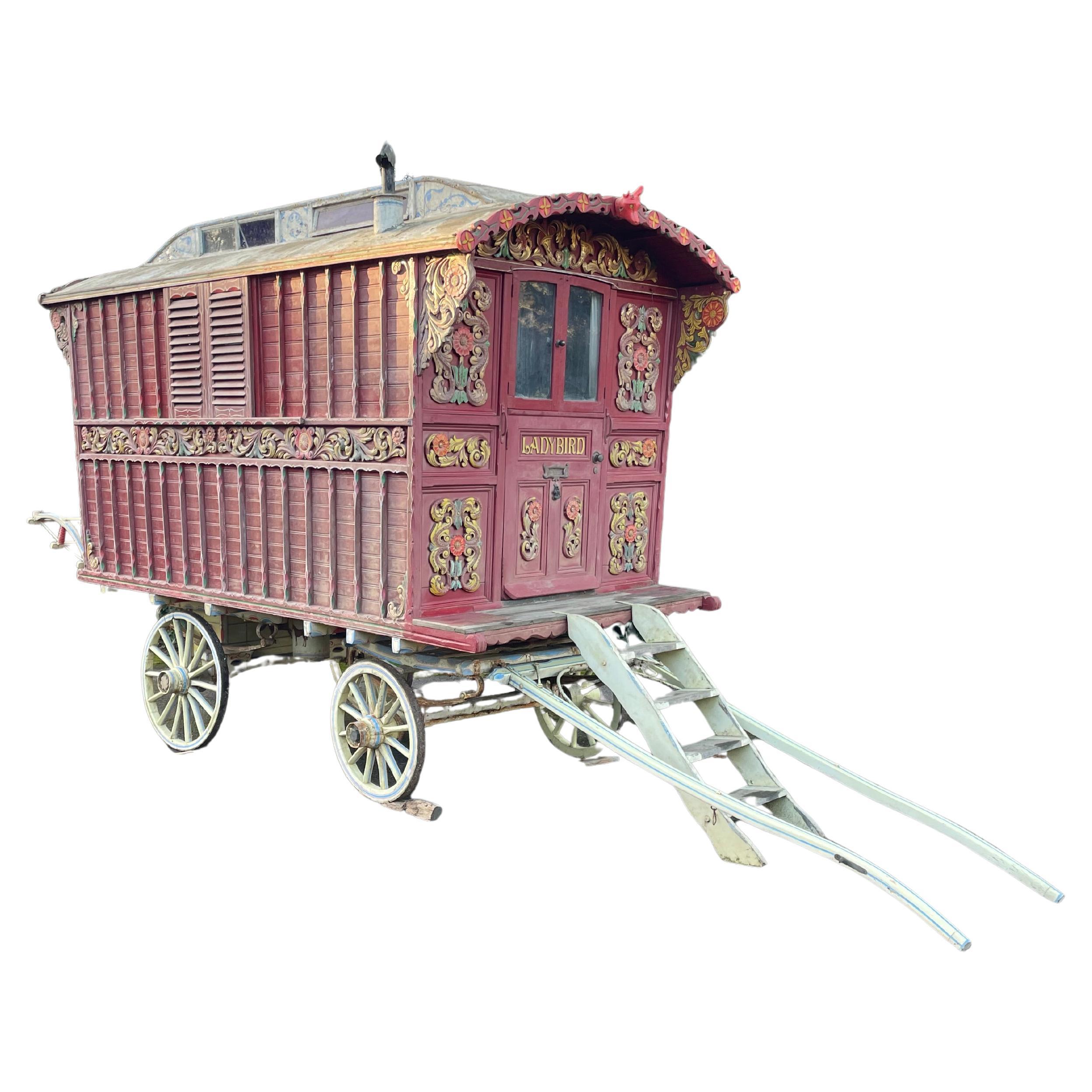 Gypsy Caravan Circa 1900 - Built by Watts of Bridgewater For Sale