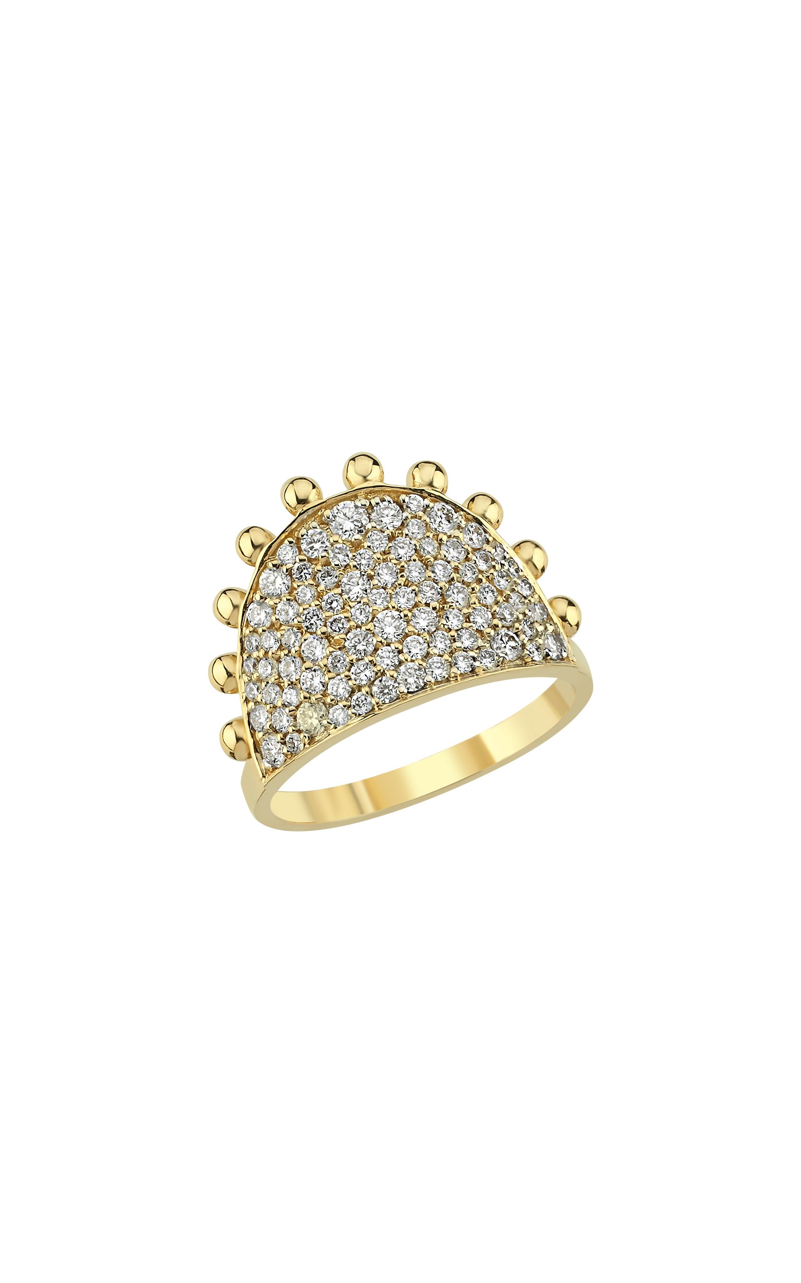 Gypsy Half Band Ring in 14k Gold with 0.90 ct Diamond In New Condition For Sale In Okmeydanı, 34