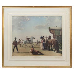 Gypsy Life, Equestrian Scene After Alfred Munnings