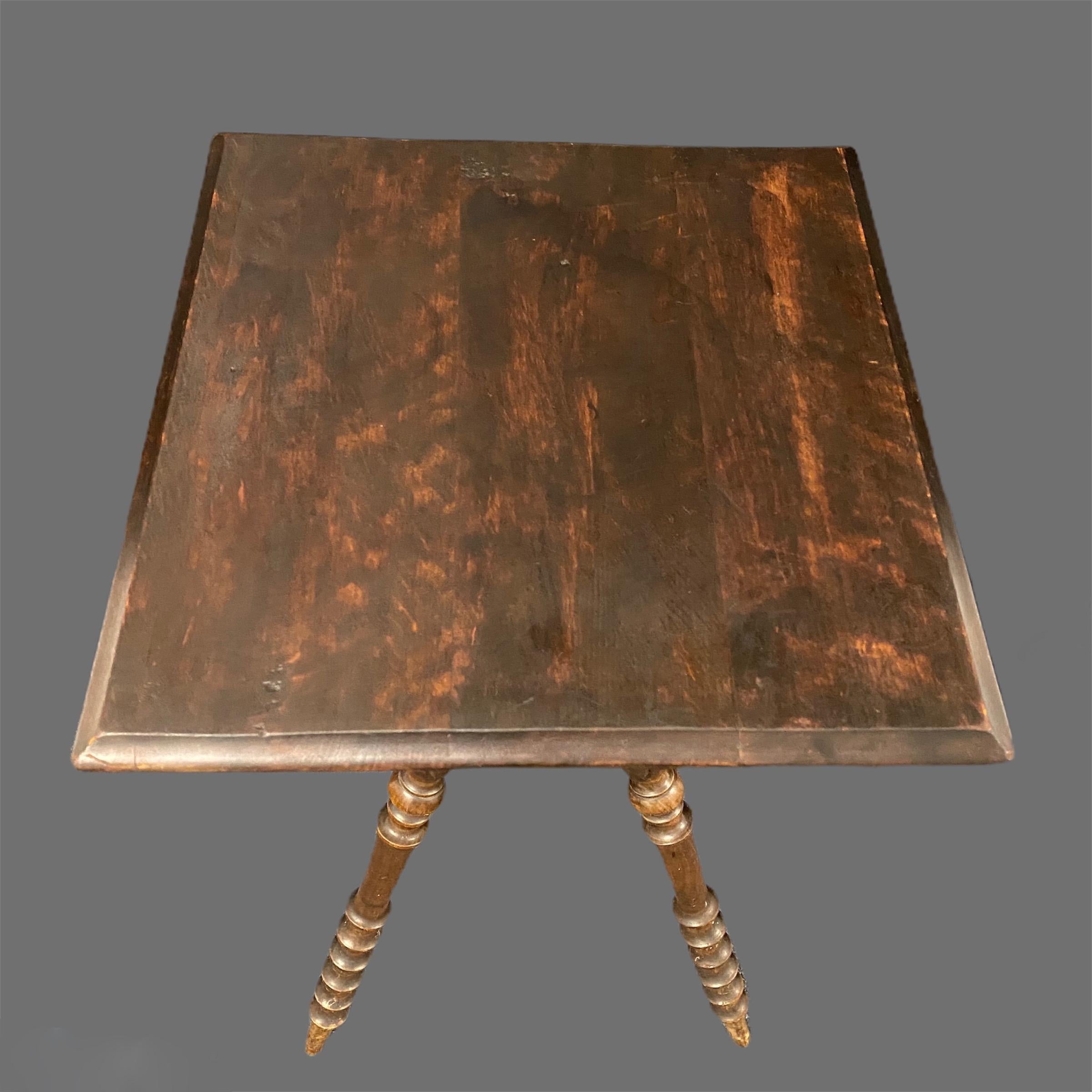 Gypsy Style Wine or Side Table, Antique German, 1910s 2