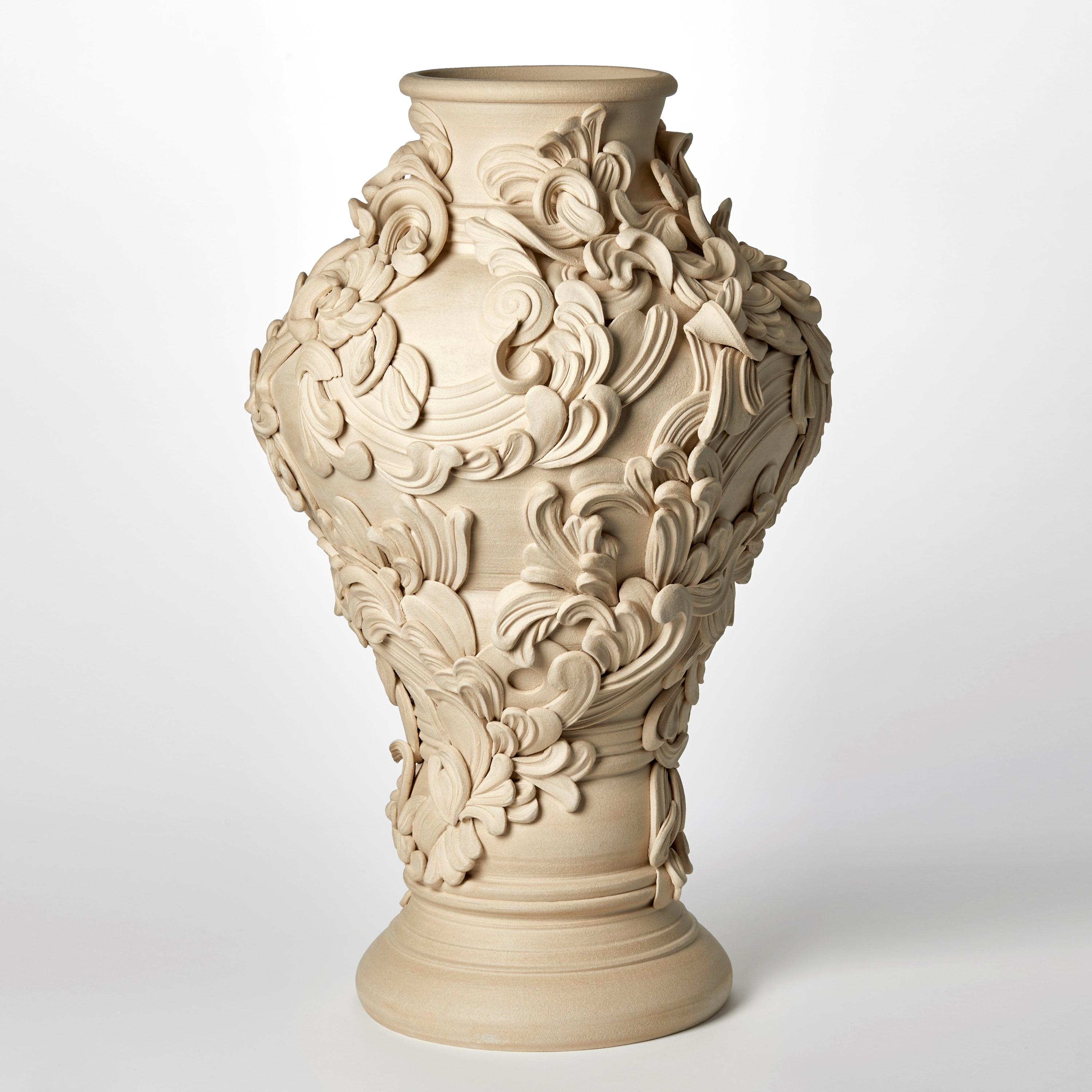 'Gyratory IV' is a unique ceramic sculptural vessel by the British artist, Jo Taylor.

In the artist's own words:

