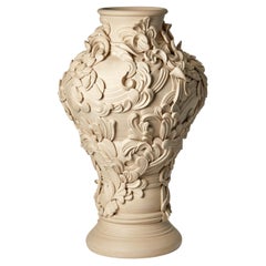 Gyratory IV, a large ceramic architectural sculptural vessel by Jo Taylor