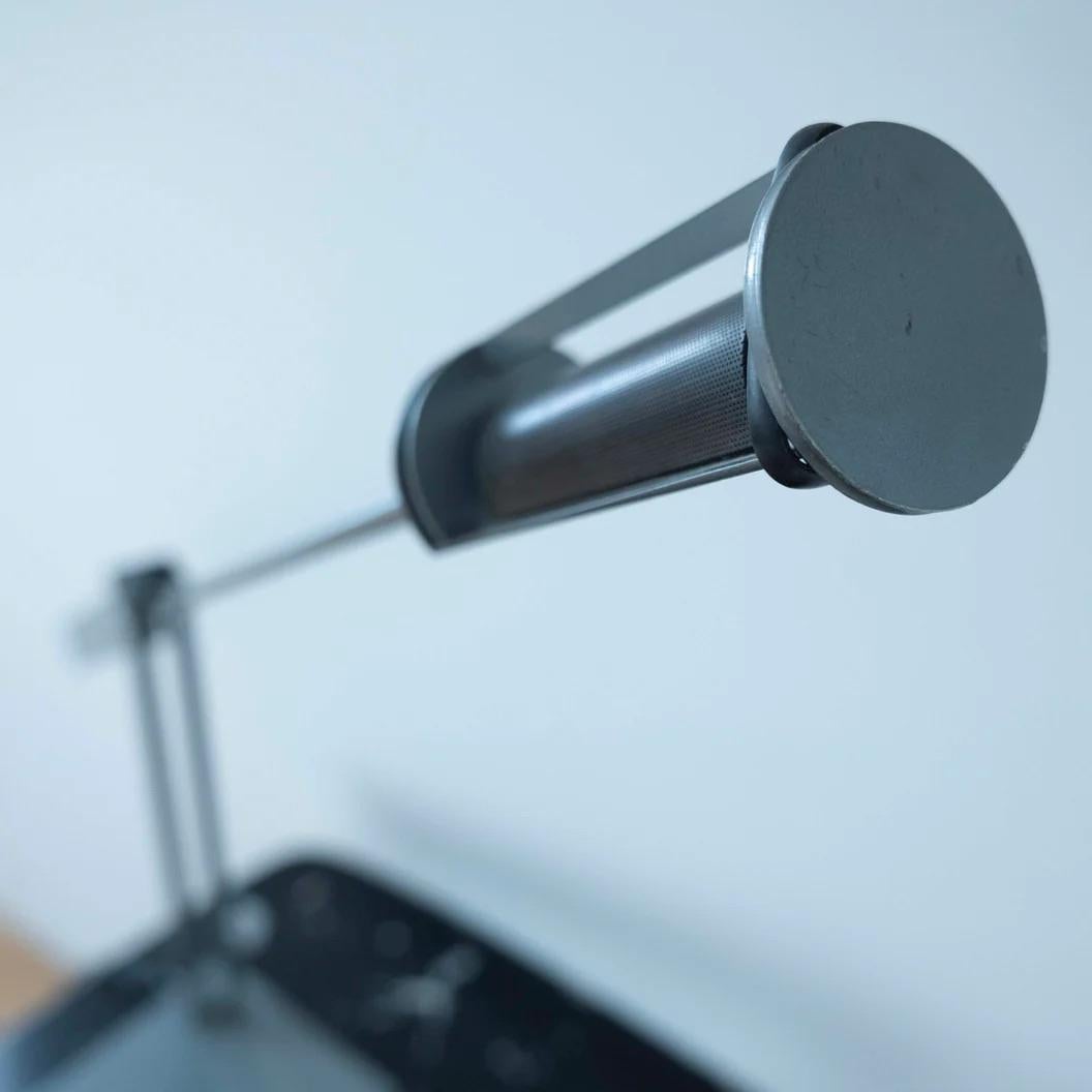 Steel Gyros desk lamp by Emmanuelle Colboc for Artemide, 1980s For Sale