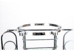 Gyroscopic Art Deco Era Cocktail Serving Caddy