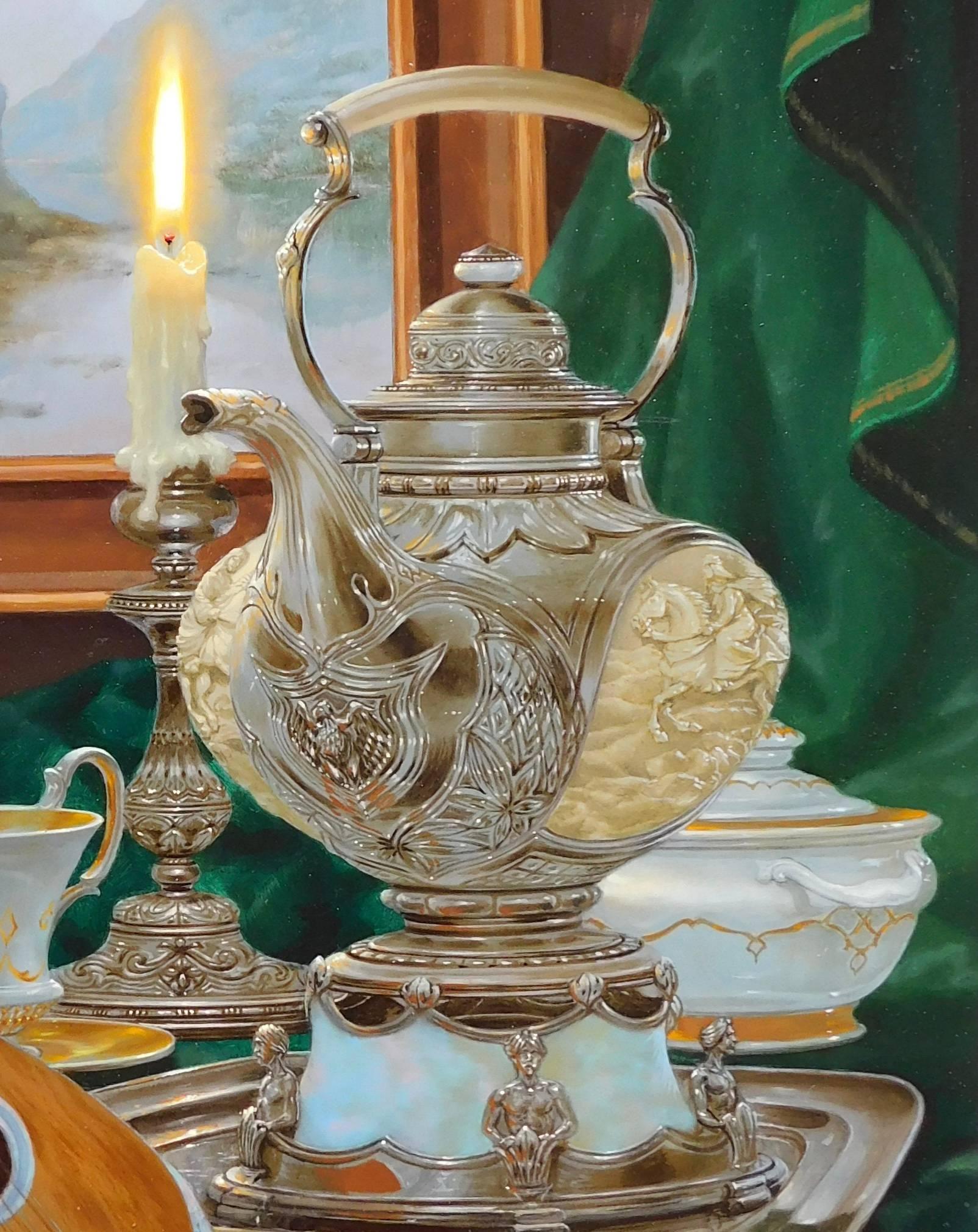 Hungarian still life artist Gyula Boros showcasing his unique dutch and baroque classical style. His technique is unrivalled and pallete unique, found in private collections and museums worldwide, a working master at the easel.