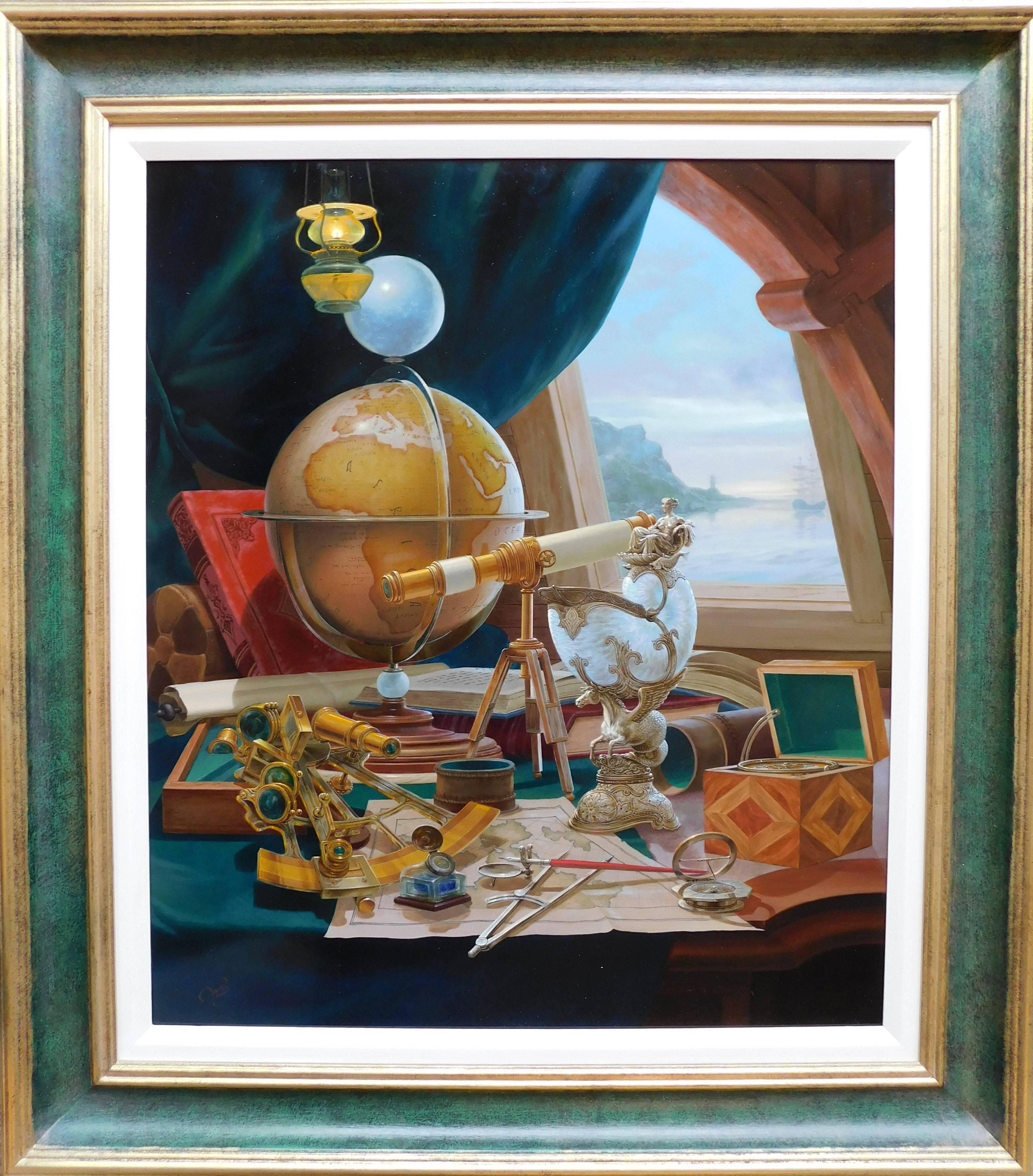 The Captains Journey - Painting by Gyula Boros