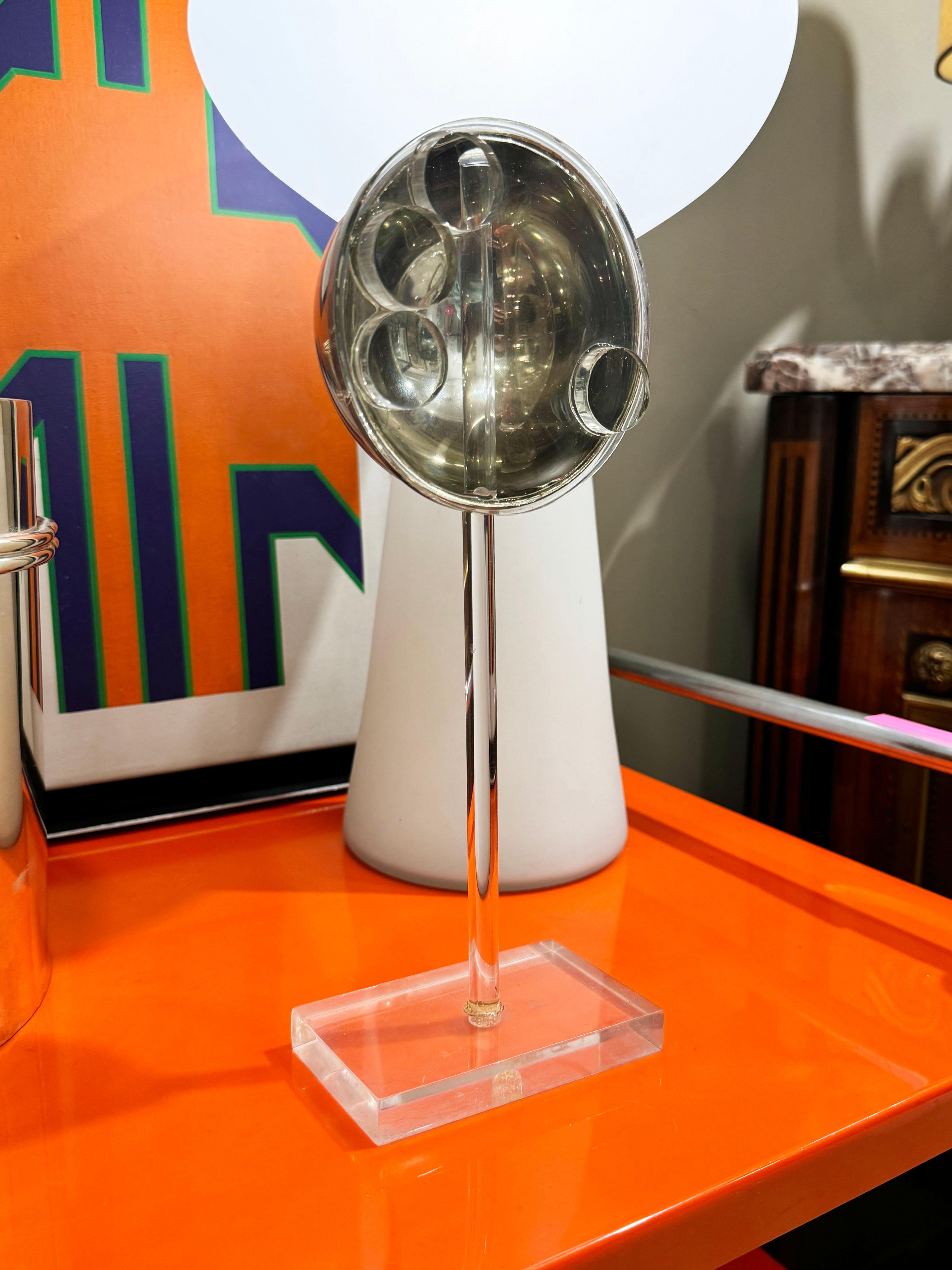 Argentine Gyula Kosice Acrylic Sculpture For Sale