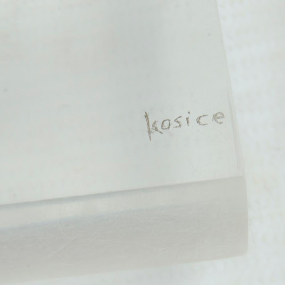 Gyula Kosice Acrylic Sculpture For Sale 1