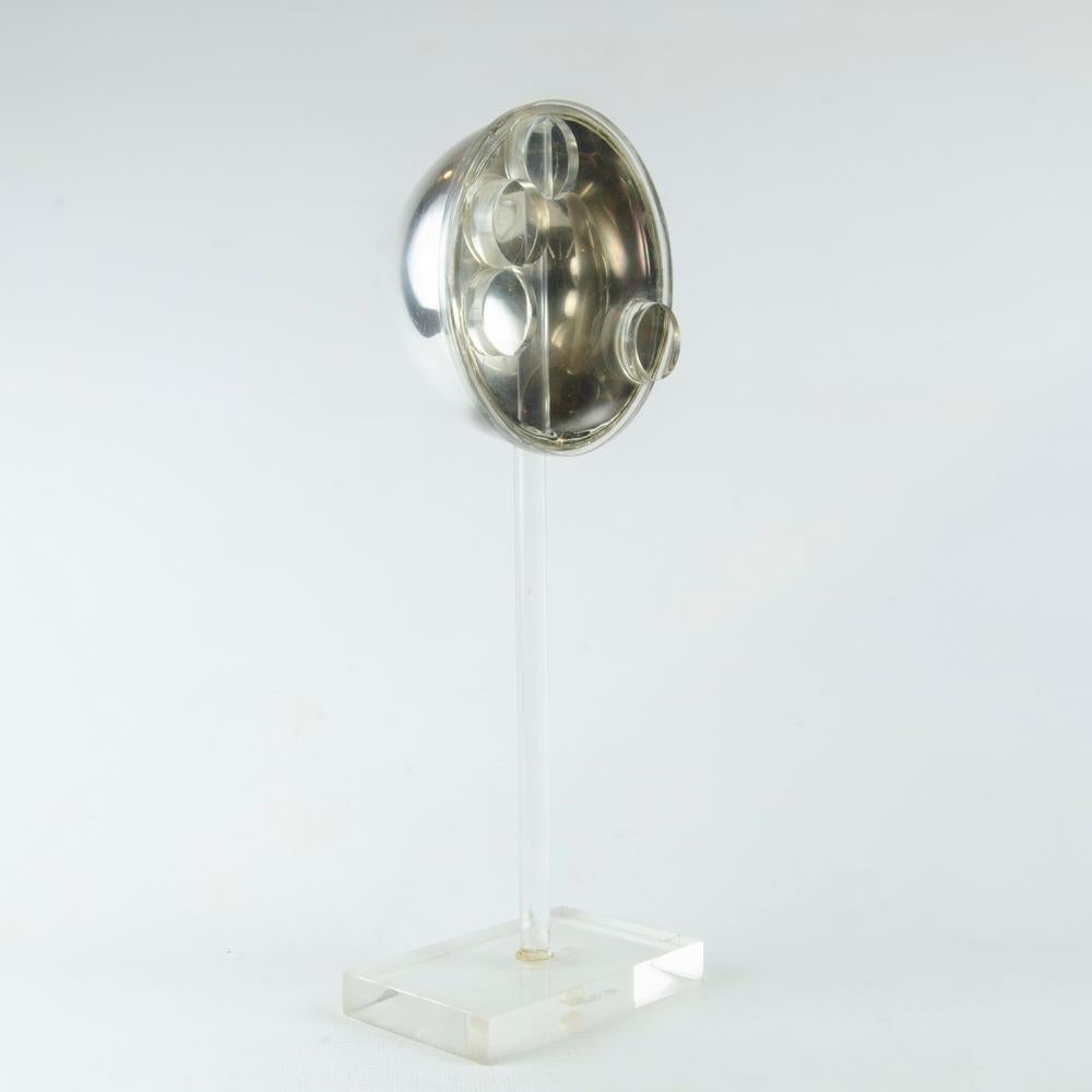 Gyula Kosice Acrylic Sculpture For Sale 2