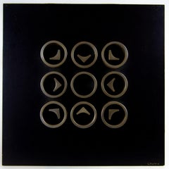 Escultura metálica de pared Gyula Kosice Años 50