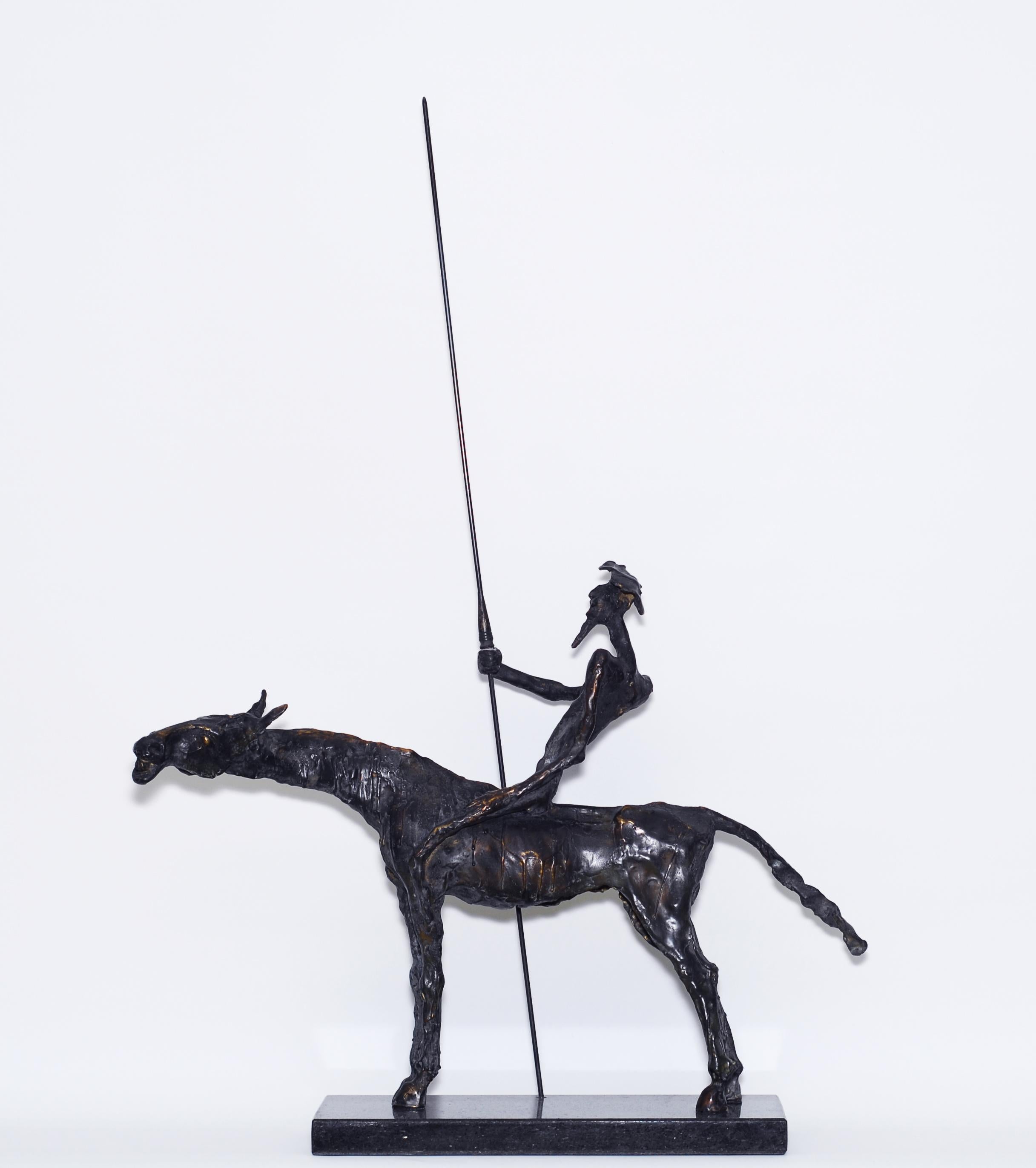 Don Quixote - Bronze Sculpture For Sale 3