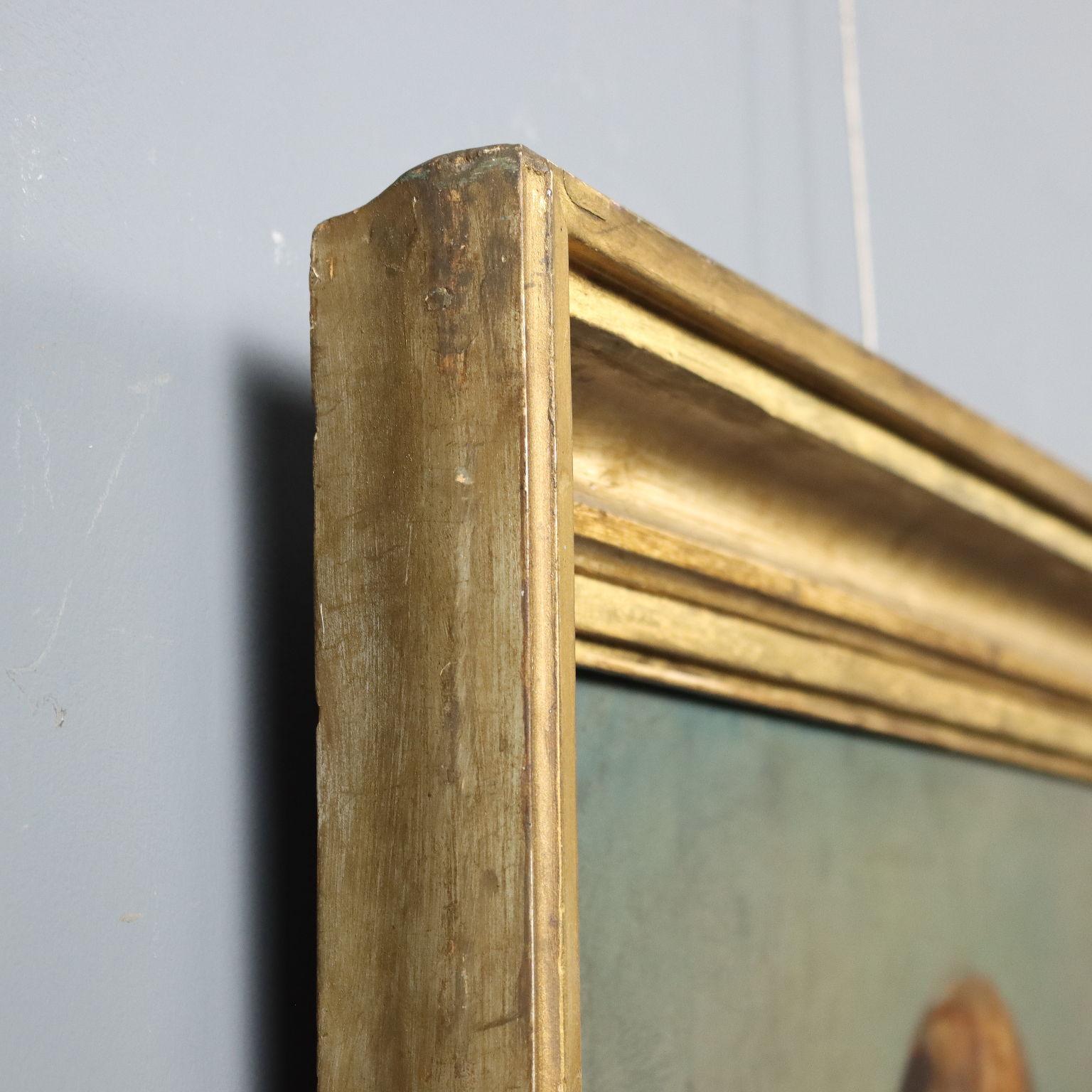 Porträt einer Dame mit kleinem Hund 1934 im Angebot 5