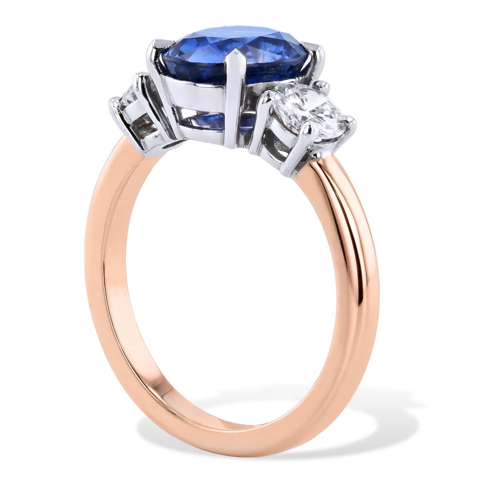 Throughout history, the sapphire has symbolized truth, sincerity and loyalty; and thought to bring peace, joy and wisdom to its wearer. These characteristics combined with mesmerizing blue tones make a sapphire piece a thoughtful gift. Handcrafted