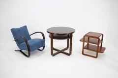 H-269 armchair + 2 x art deco tables 