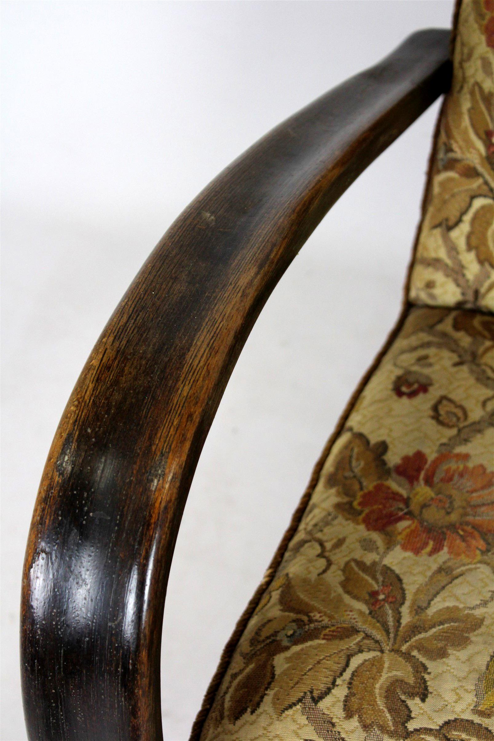 Sillón H-269 de Jindřich Halabala, años 30 en venta 6