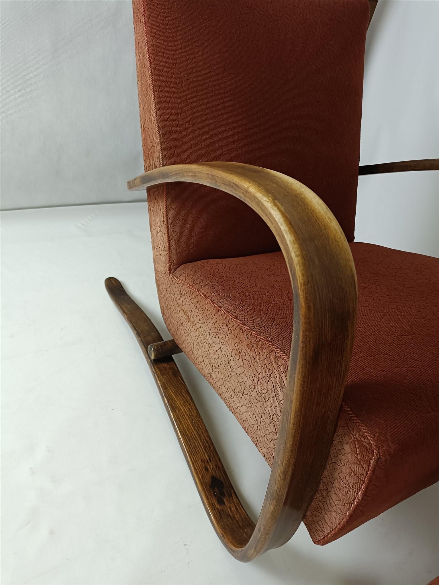 H. H. 69 Poltrone di Jindřich Halabala, anni '30, set di due In condizioni buone in vendita a Żory, PL