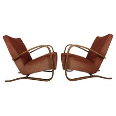 H-269 Armchairs by Jindřich Halabala, 1930s, Set of Two