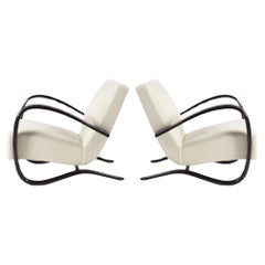 H-269 Jindrich Halabala Lounge Chairs in Bouclé