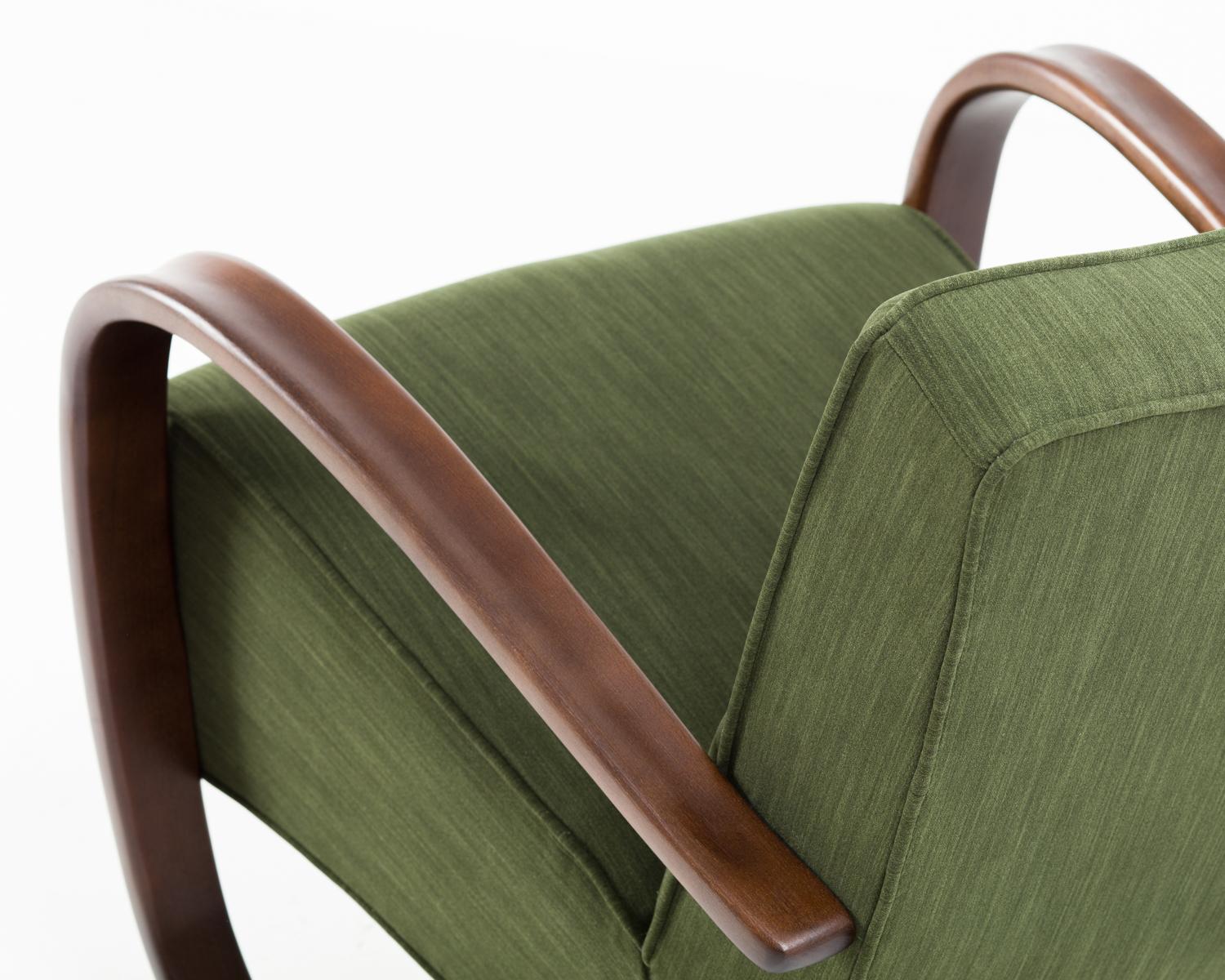 H-269 Lounge Chairs by Jindřich Halabala, 1930's For Sale 7