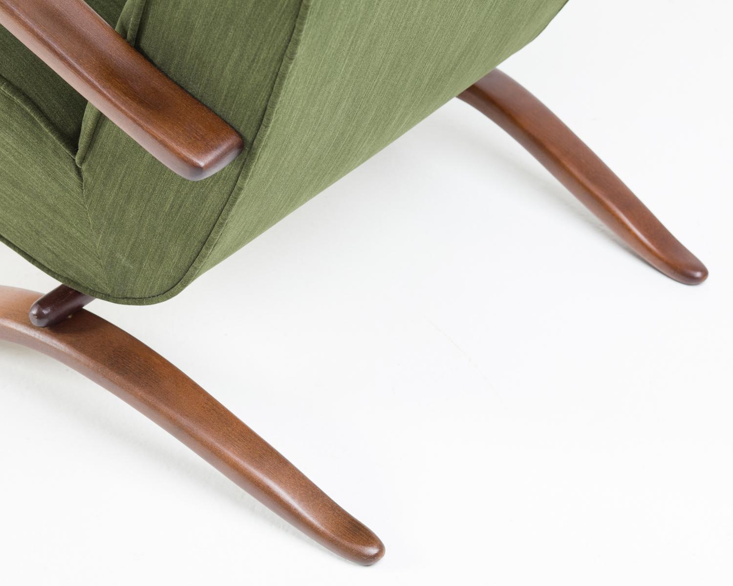 H-269 Lounge Chairs by Jindřich Halabala, 1930's For Sale 8