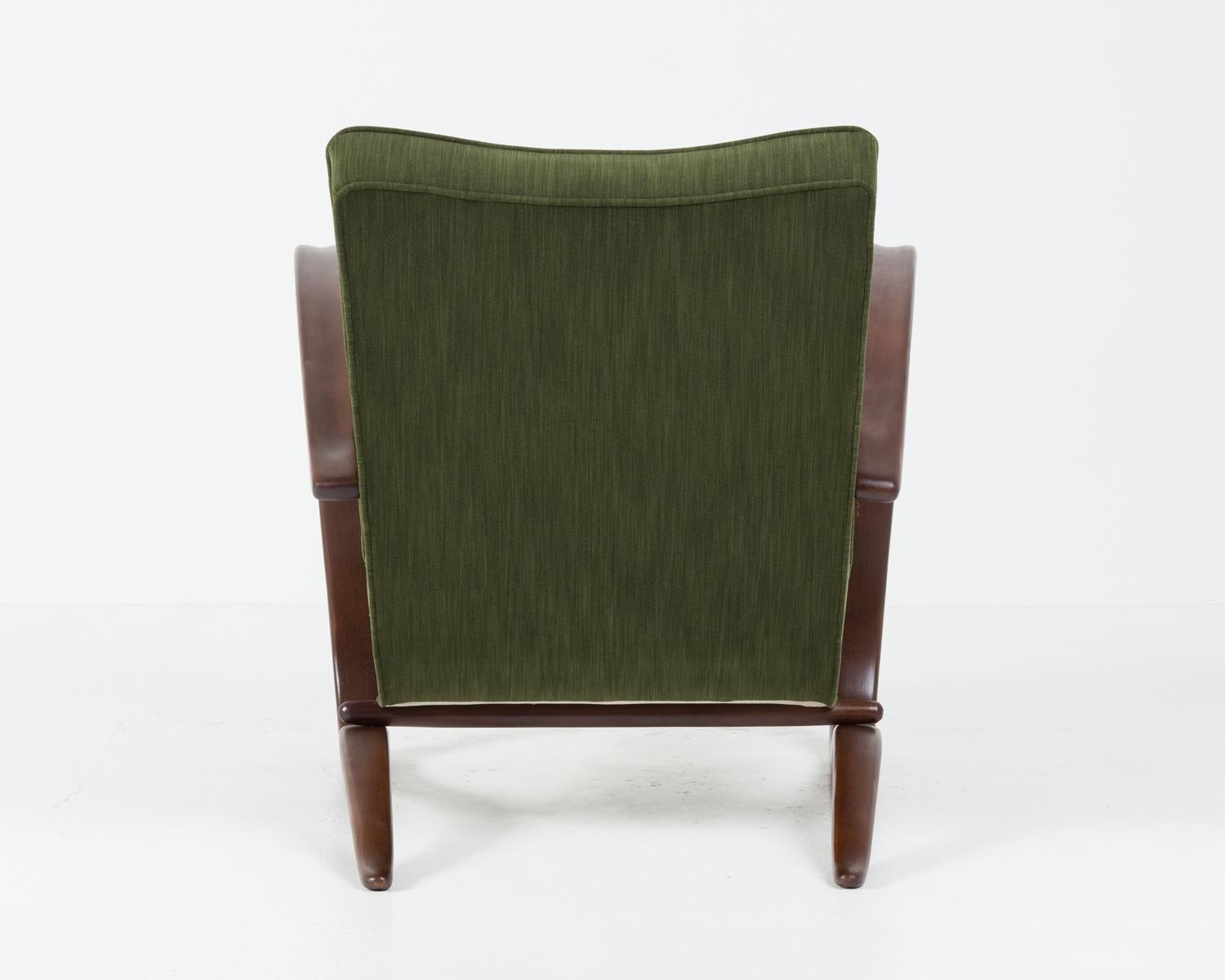 H-269 Lounge Chairs by Jindřich Halabala, 1930's In Good Condition For Sale In Poznań, PL
