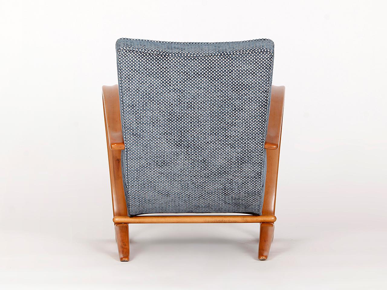 Art Deco H-269 Streamline Chair by Jindrich Halabala for Spojene UP Zavody, 1930s