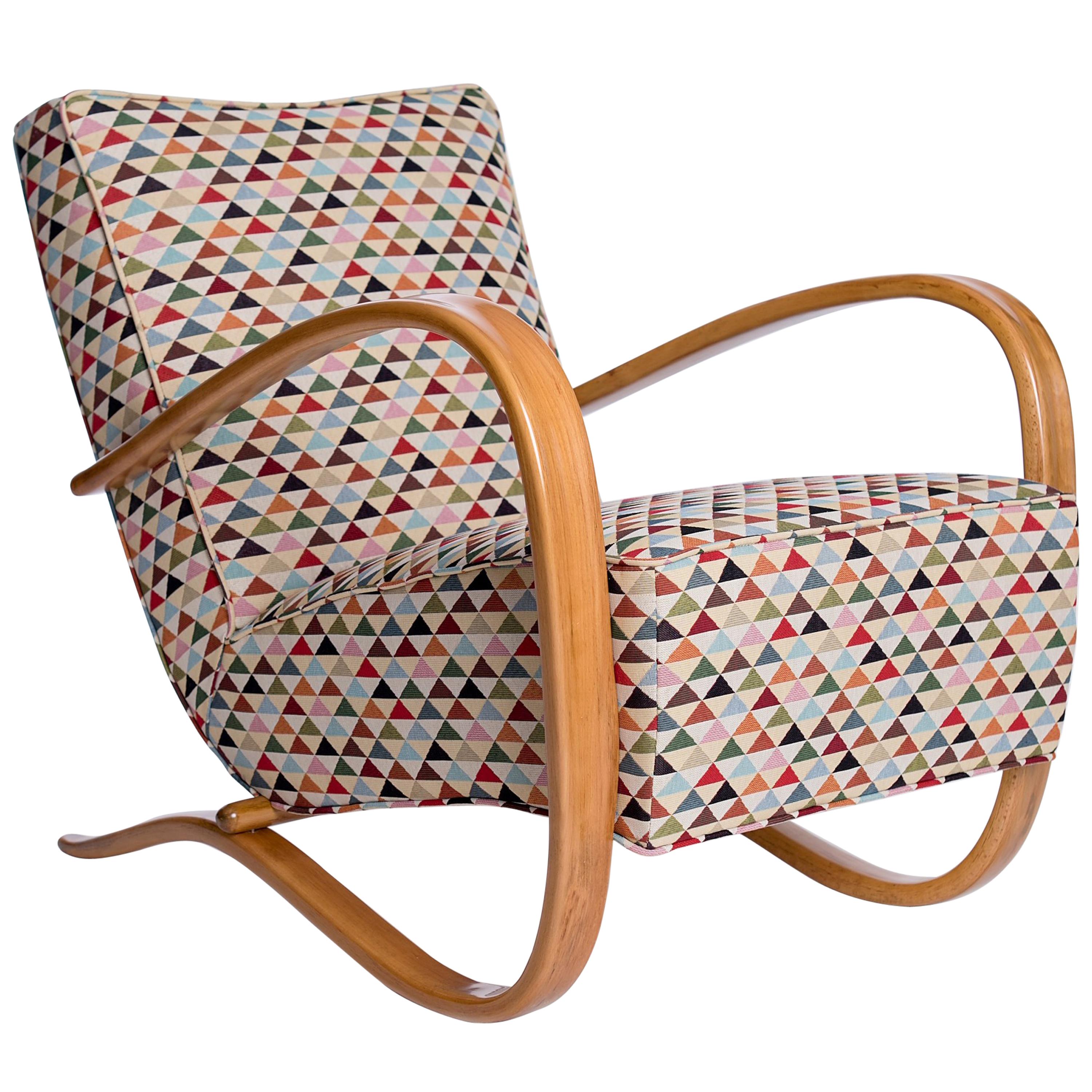 H-269 Streamline Chair by Jindrich Halabala for Spojene UP Zavody, 1930s