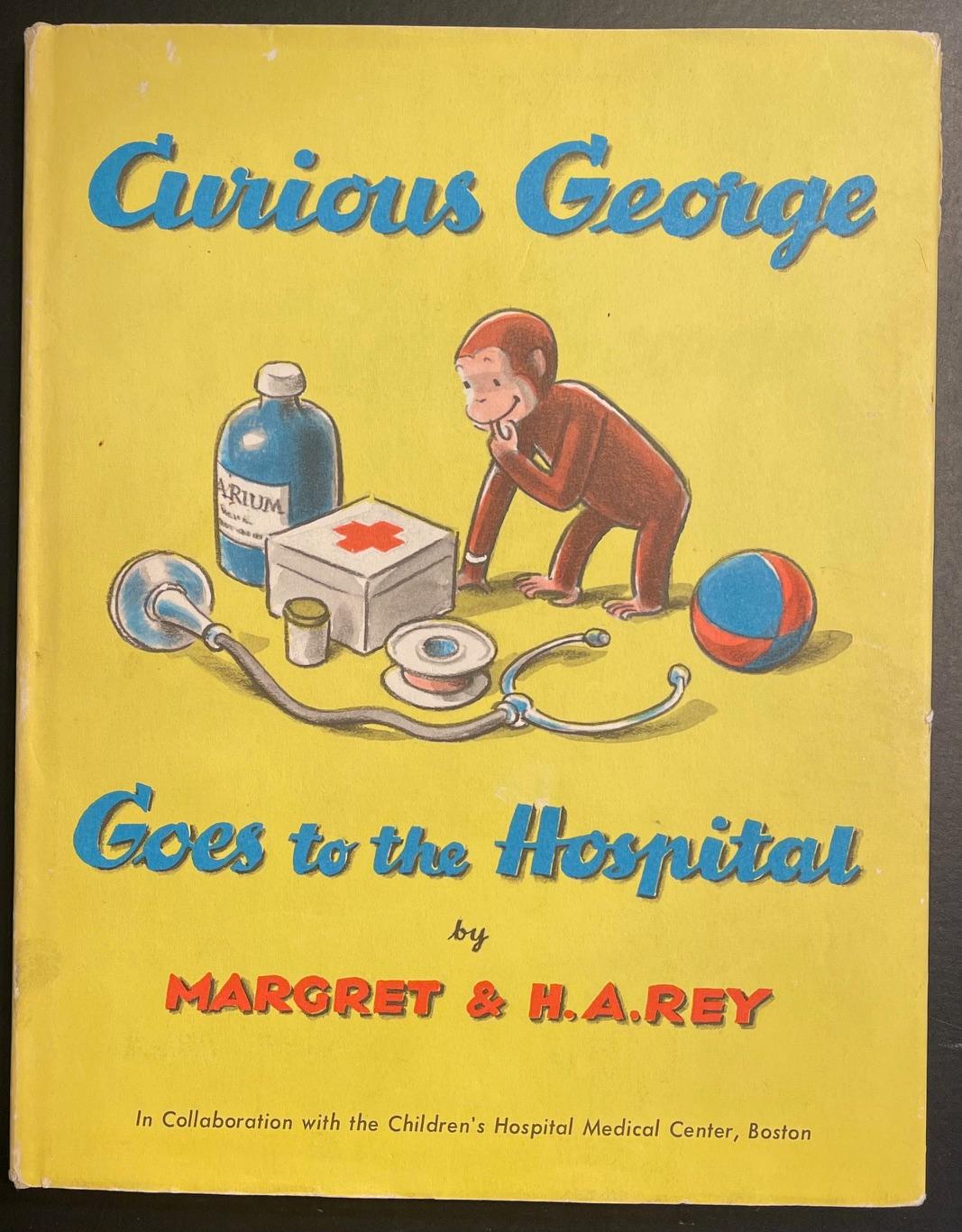 CURIOUS GEORGE GOES TO THE HOSPITAL - Print by H. A. Rey