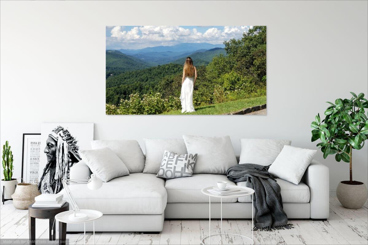 Blue Ridge Parkway Bride- Landscape Photograph For Sale 1