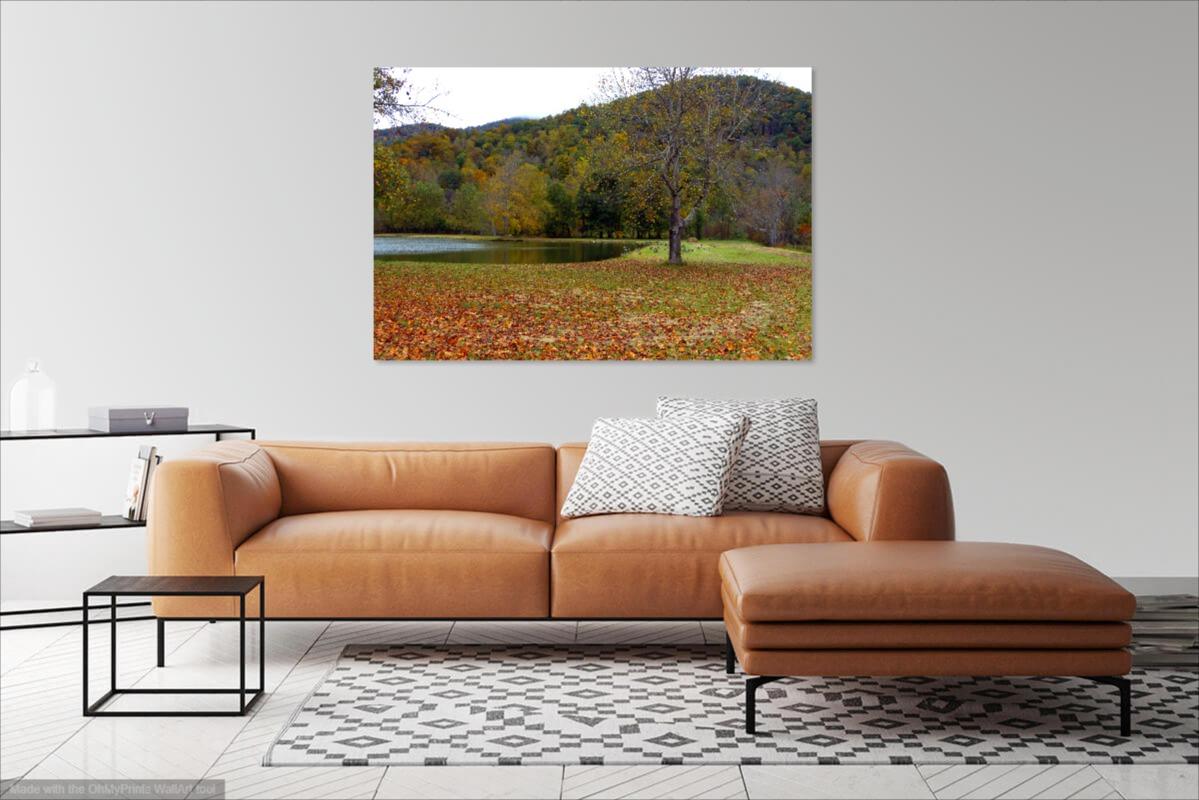 Aquarelle dorée - Photographie de paysage - Marron Landscape Photograph par H. Allen Benowitz