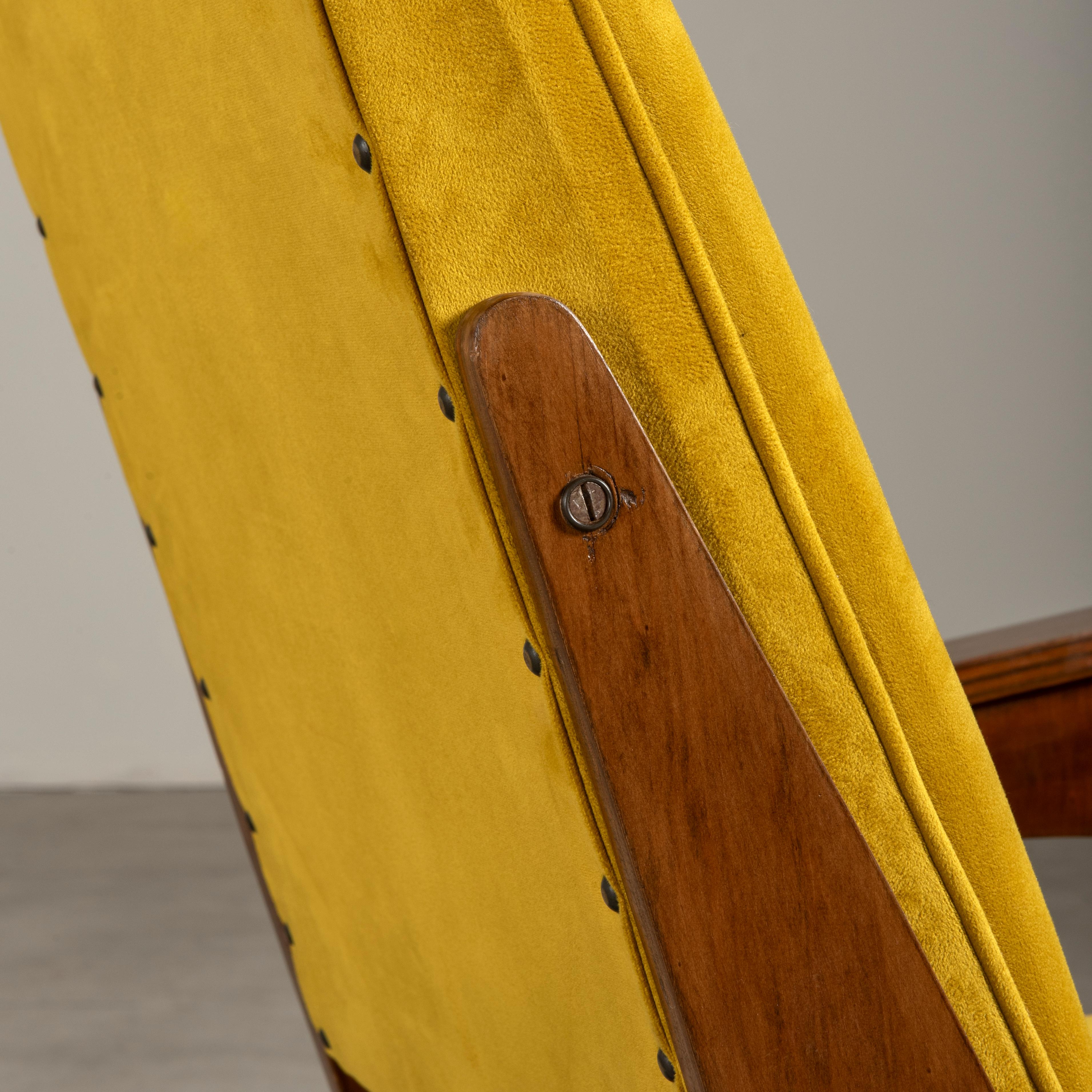'H' Armchair, by Zanine Caldas, Brazilian Mid-Century Modern Design For Sale 4