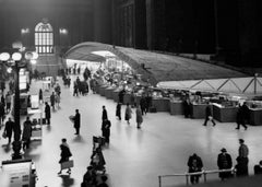 Ticket Counter (1961) Silver Gelatin Fibre Print - Oversized 