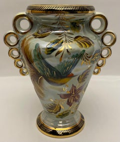 H. Bequet Quaregnon Porcelain Vase, Celadon