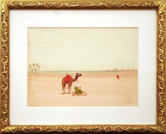 Pair of Orientalist Watercolors, Early 20th Century