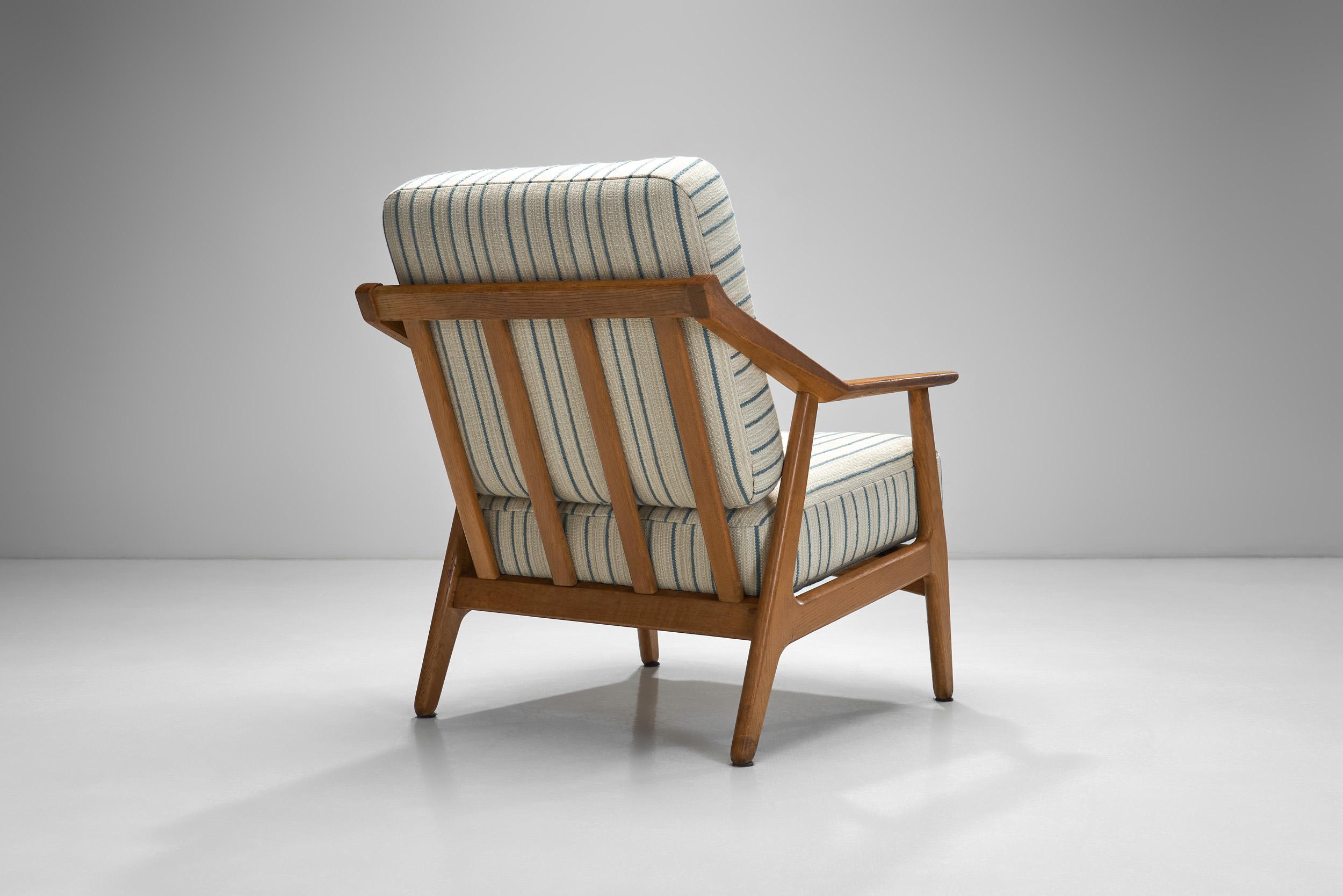 Mid-20th Century H. Brockmann Petersen Armchair for Komfort, Denmark 1960s For Sale