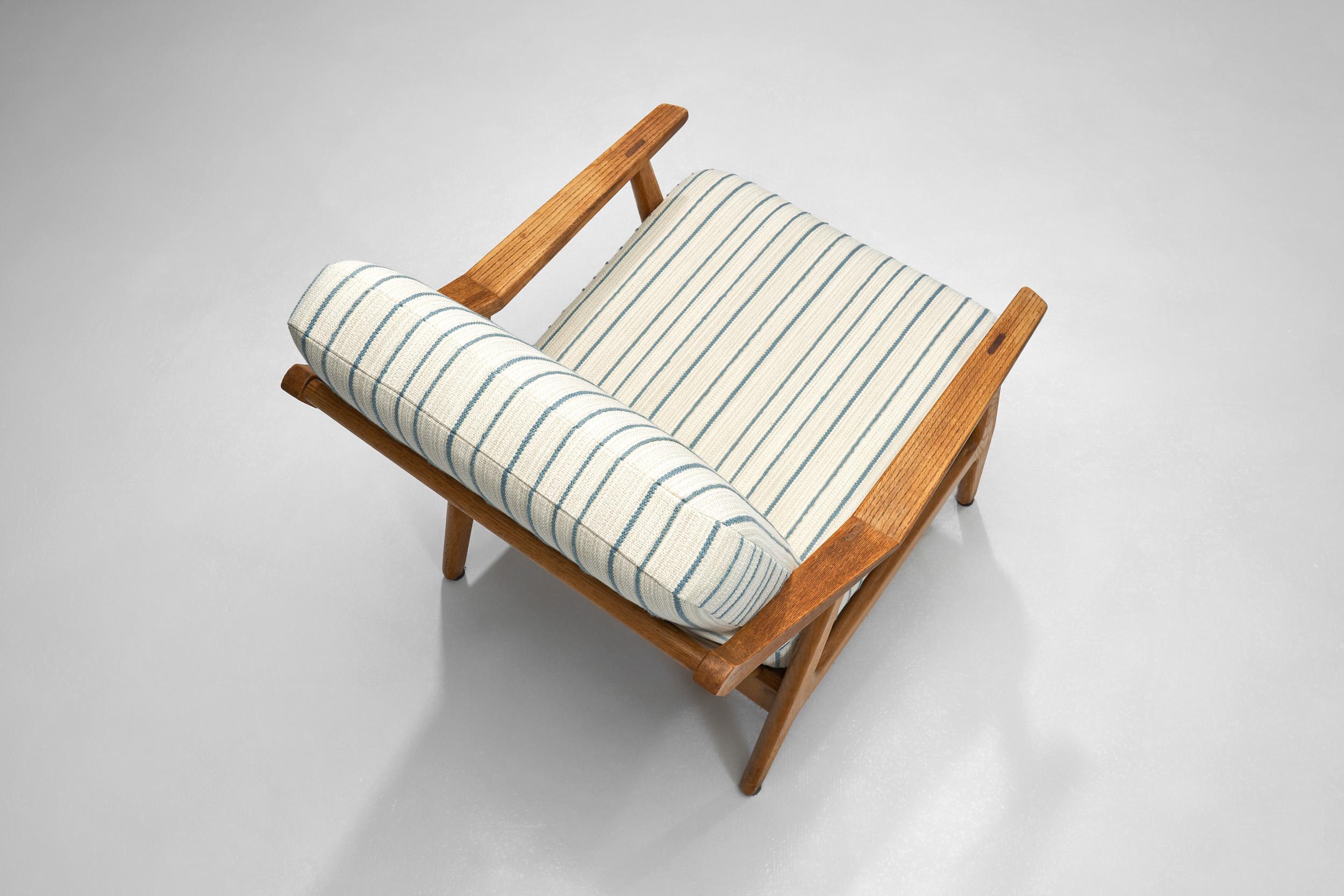 Fabric H. Brockmann Petersen Armchair for Komfort, Denmark 1960s For Sale