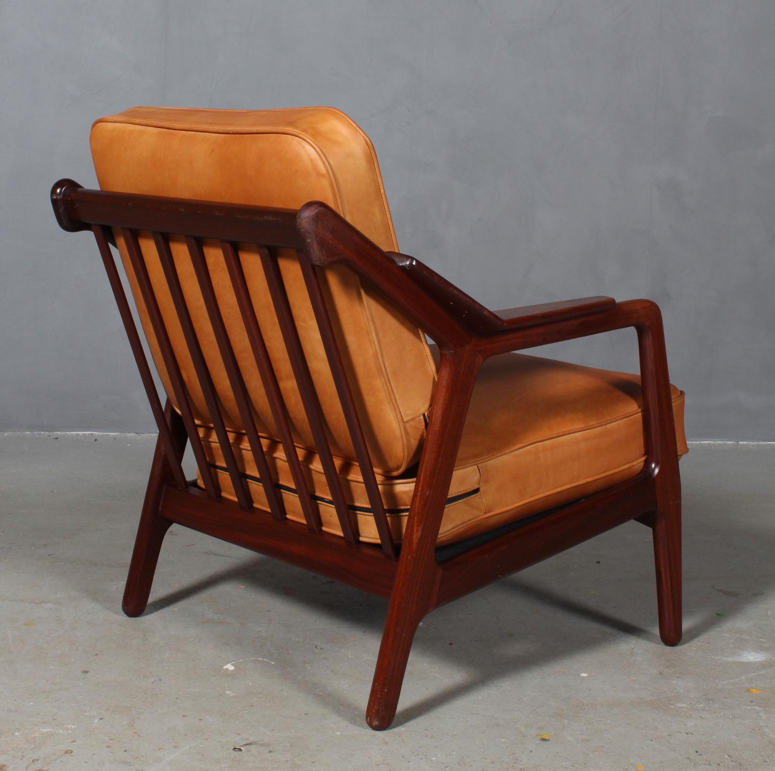 Leather H. Brockmann Petersen Lounge Chair
