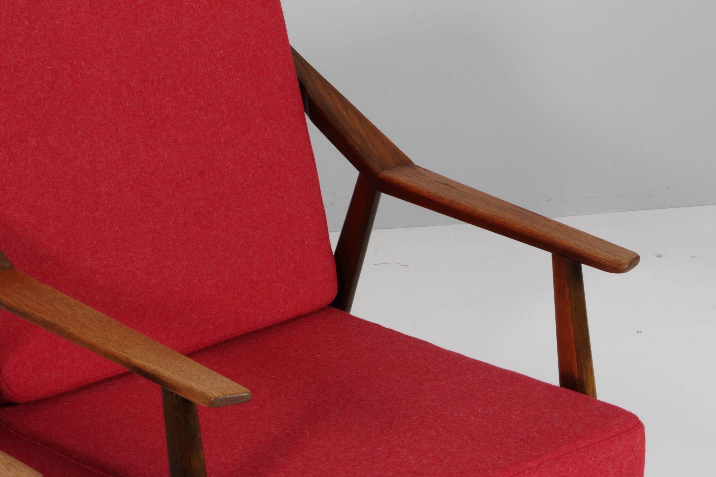 Mid-20th Century H. Brockmann Petersen pair of Lounge Chairs For Sale