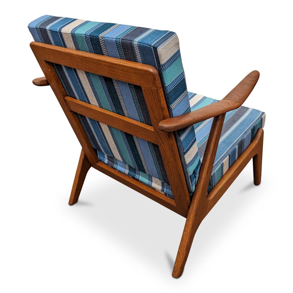 H Brockmann Petersen Vintage Danish Mid Century Teak Lounge Chair - 0823150 2