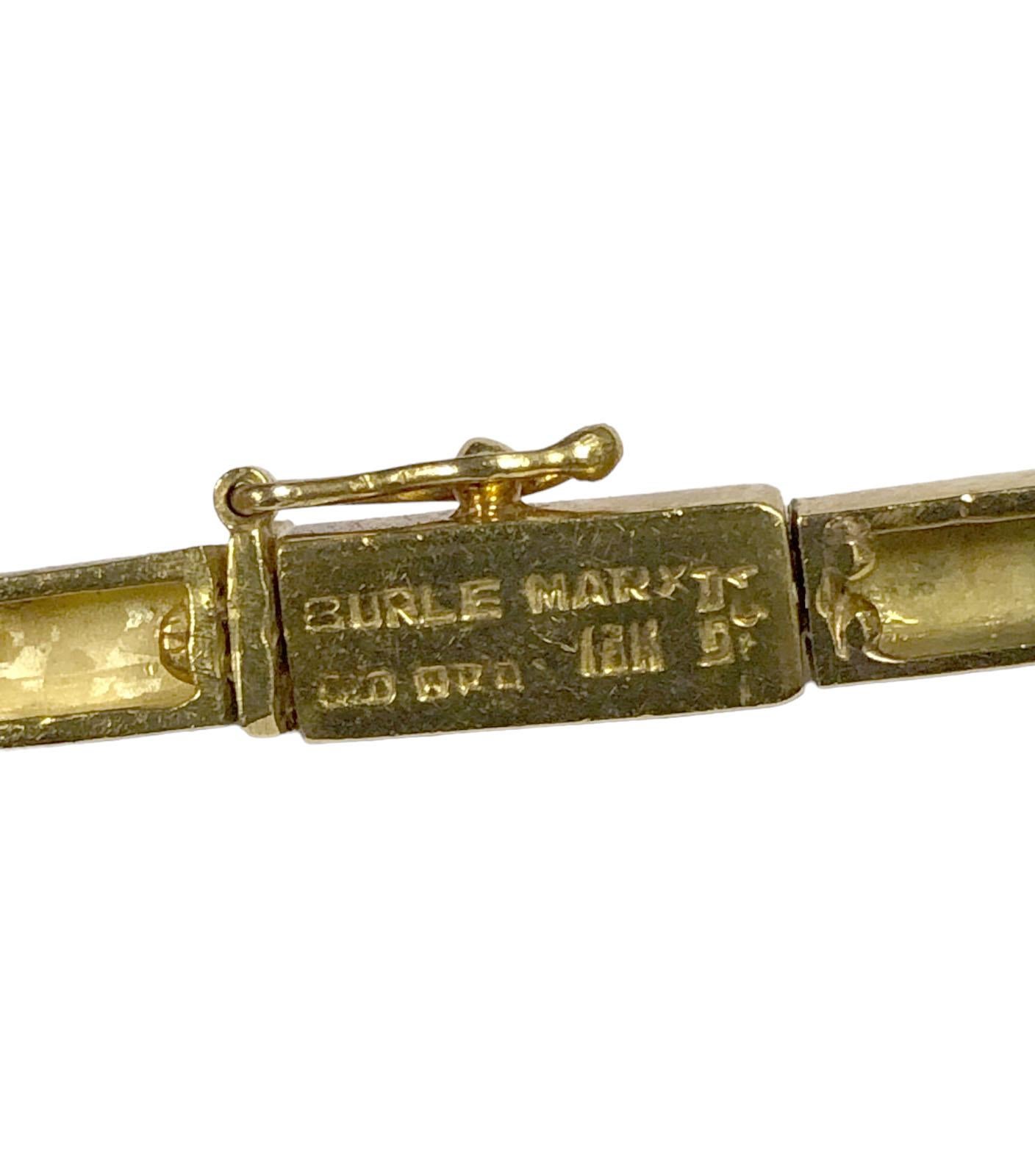 H. Burle Marx Große Halskette aus Gold und Topas mit Originalverpackungen aus der Mitte des Jahrhunderts im Angebot 2