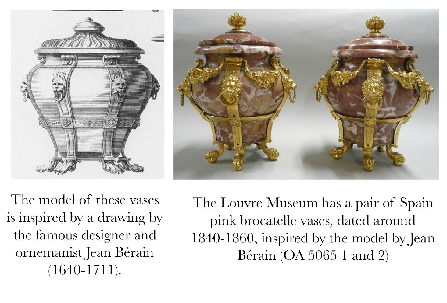 Bronze H. Dasson, Pair of covered Vases « with Lions », France, Circa 1880 For Sale