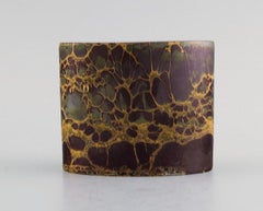 H. Dresler for Rosenthal. Vase and candle holder in hand-painted porcelain.