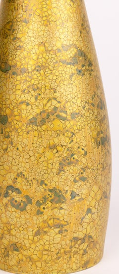 H Dressler Rosenthal Studio-Linie Handmade Gold Fleck Design Porcelain Vase