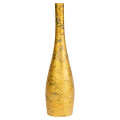 H Dressler Rosenthal Studio-Linie Handgefertigte Porzellanvase mit Goldfleck-Design