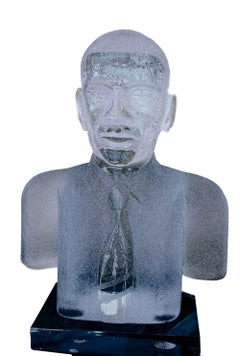 B. OBAMA; H.Duarte (South African 21st C); hand-sculpted acrylic