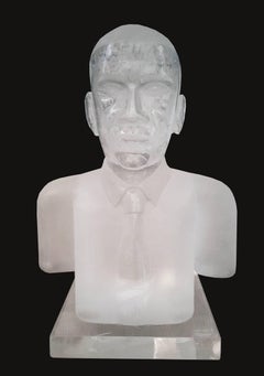 B. OBAMA; H.Duarte (South African 21st C); hand-sculpted acrylic